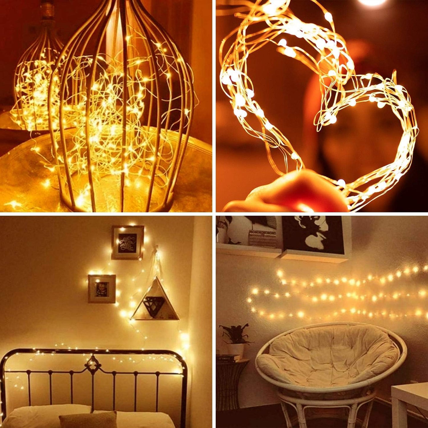 3-Pack 78FT 240 LED Fairy Lights Battery Operated with Timer & Remote, Waterproof Twinkle Lights Outdoor Indoor 8 Modes for Bedroom Centerpiece Patio Wedding Tree Mason Jar Party Christmas Decoration